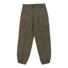 Vintage Double Knee Unbranded Cargo Trousers - 28W UK 8 Khaki Cotton cargo trousers Unbranded   