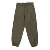 Vintage Double Knee Unbranded Cargo Trousers - 28W UK 8 Khaki Cotton cargo trousers Unbranded   