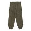 Vintage Double Knee Unbranded Cargo Trousers - 28W UK 8 Khaki Cotton cargo trousers Unbranded   