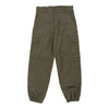 Vintage Double Knee Unbranded Cargo Trousers - 28W UK 8 Khaki Cotton cargo trousers Unbranded   