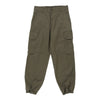 Vintage Double Knee Unbranded Cargo Trousers - 28W UK 8 Khaki Cotton cargo trousers Unbranded   