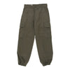 Vintage Double Knee Unbranded Cargo Trousers - 28W UK 8 Khaki Cotton cargo trousers Unbranded   