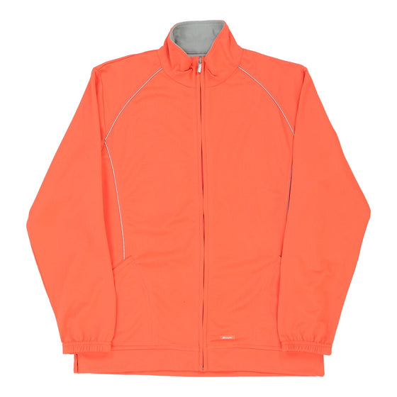 Champion Zip Up - Medium Orange Cotton zip up Champion   