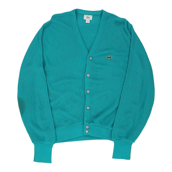 Izod Lacoste Cardigan - Medium Blue Acrylic