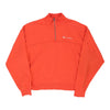 Champion 1/4 Zip - Medium Orange Cotton 1/4 zip Champion   