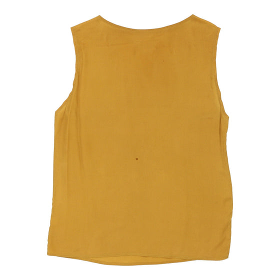 Unbranded Cami Top - Large Yellow Viscose Blend cami top Unbranded   