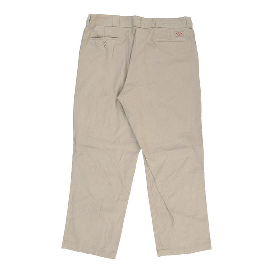 874 Dickies Trousers - 37W 29L Beige Cotton Blend trousers Dickies   