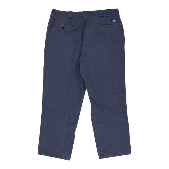 874 Dickies Trousers - 39W 28L Navy Cotton Blend trousers Dickies   