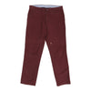 Vintage Tommy Hilfiger Trousers - 35W 31L Burgundy Cotton trousers Tommy Hilfiger   