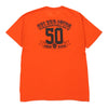 Pre-Loved Oklahoma State Cowboys Football Russell Athletic T-Shirt - Large Orange Cotton t-shirt Russell Athletic   