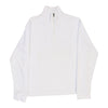 Vintage Diadora Fleece - Medium White Polyester fleece Diadora   