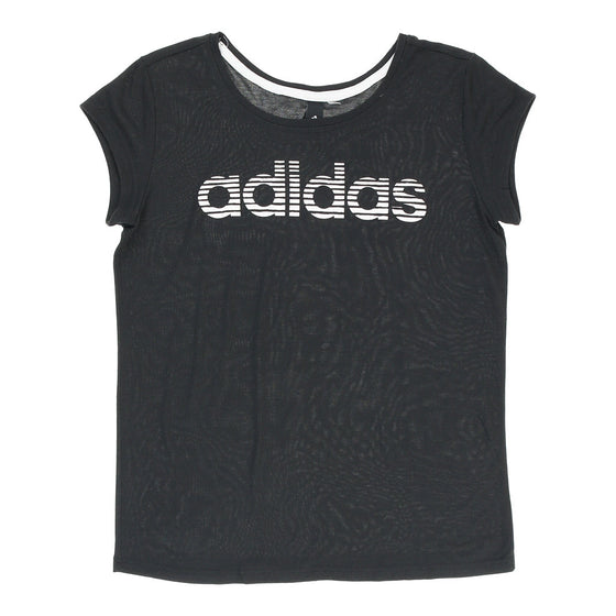 Vintage Adidas T-Shirt - Large Black Cotton t-shirt Adidas   