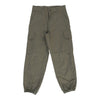 Vintage Double Knee Unbranded Cargo Trousers - 26W UK 6 Khaki Cotton cargo trousers Unbranded   