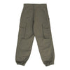 Vintage Double Knee Unbranded Cargo Trousers - 26W UK 6 Khaki Cotton cargo trousers Unbranded   