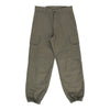 Vintage Double Knee Unbranded Cargo Trousers - 26W UK 6 Khaki Cotton cargo trousers Unbranded   