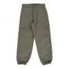 Vintage Double Knee Unbranded Cargo Trousers - 26W UK 6 Khaki Cotton cargo trousers Unbranded   