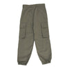 Vintage Double Knee Unbranded Cargo Trousers - 26W UK 6 Khaki Cotton cargo trousers Unbranded   