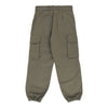 Vintage Double Knee Unbranded Cargo Trousers - 26W UK 6 Khaki Cotton cargo trousers Unbranded   