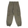 Vintage Double Knee Unbranded Cargo Trousers - 26W UK 6 Khaki Cotton cargo trousers Unbranded   