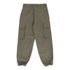 Vintage Double Knee Unbranded Cargo Trousers - 26W UK 6 Khaki Cotton cargo trousers Unbranded   