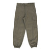 Vintage Double Knee Unbranded Cargo Trousers - 28W UK 8 Khaki Cotton cargo trousers Unbranded   