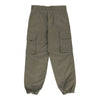 Vintage Double Knee Unbranded Cargo Trousers - 28W UK 8 Khaki Cotton cargo trousers Unbranded   