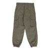 Vintage Double Knee Unbranded Cargo Trousers - 28W UK 8 Khaki Cotton cargo trousers Unbranded   