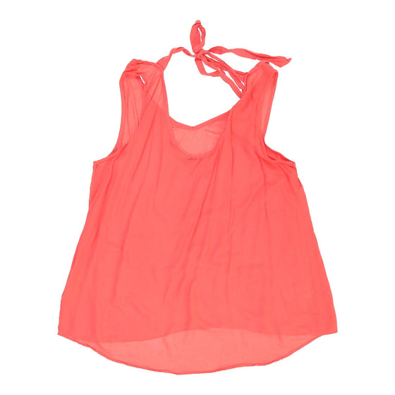 Vintage Yessica Top - Medium Orange Viscose top Yessica   