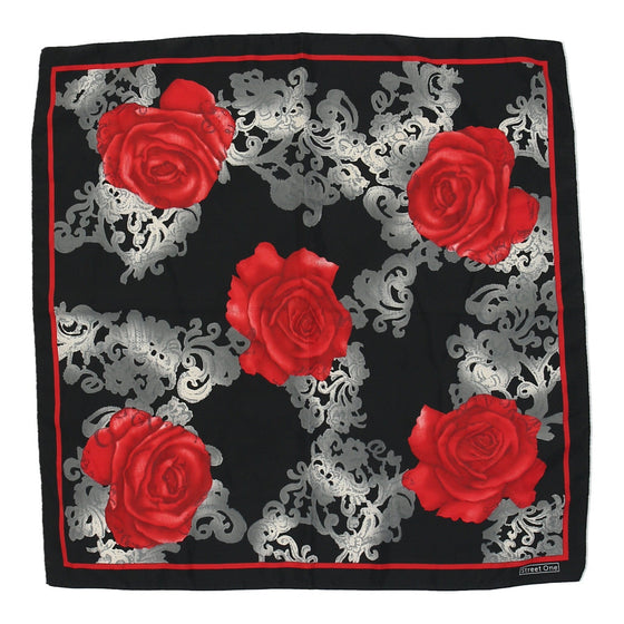 Street One Floral Scarf - No Size Black Polyester scarf Street One   