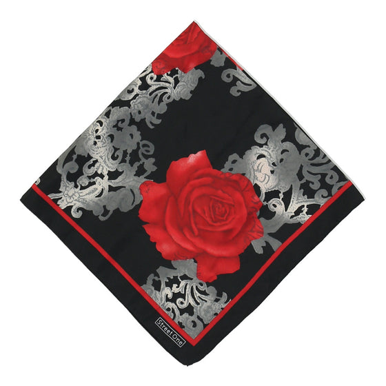 Street One Floral Scarf - No Size Black Polyester scarf Street One   