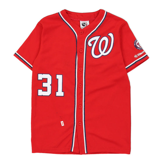 Authentic Washington Nationals Vintage Red ALTERNATE Jersey 56